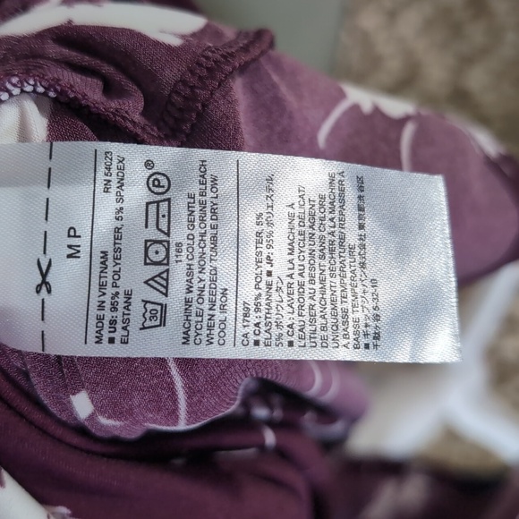 Banana Republic Purple Floral Midi Dress - Picture 5 of 6